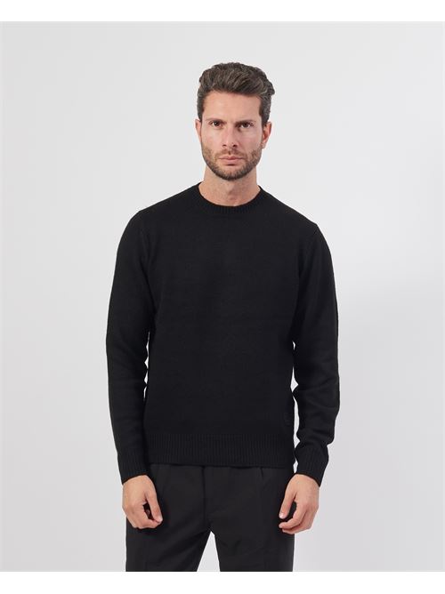 Pull homme Urban Ring en laine m?lang?e URBAN RING | UR710025NERO